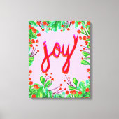 Kerstval - Joy Canvas Afdruk (Voorkant)