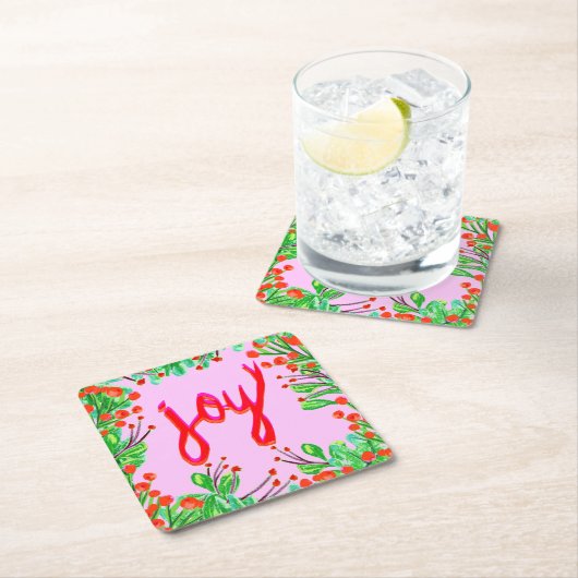 Kerstval - Joy Kartonnen Onderzetters (Insitu)