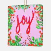 Kerstval - Joy Keramisch Ornament (Links)