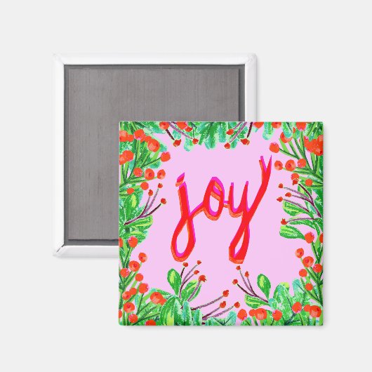 Kerstval - Joy Magneet (Voorkant / Achterkant)