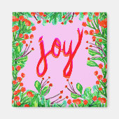 Kerstval - Joy Magneet (Voorkant)