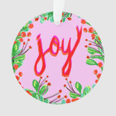 Kerstval - Joy Ornament (voorkant)