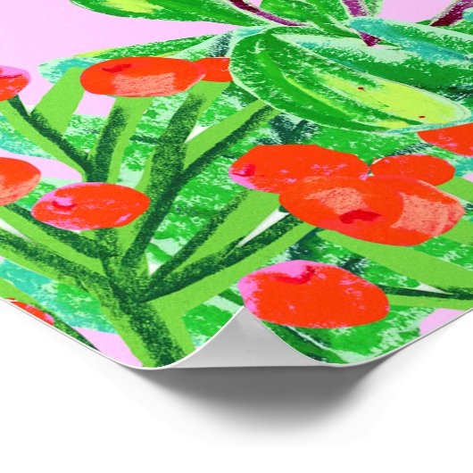 Kerstval - Joy Poster (Hoek)