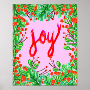 Kerstval - Joy Poster