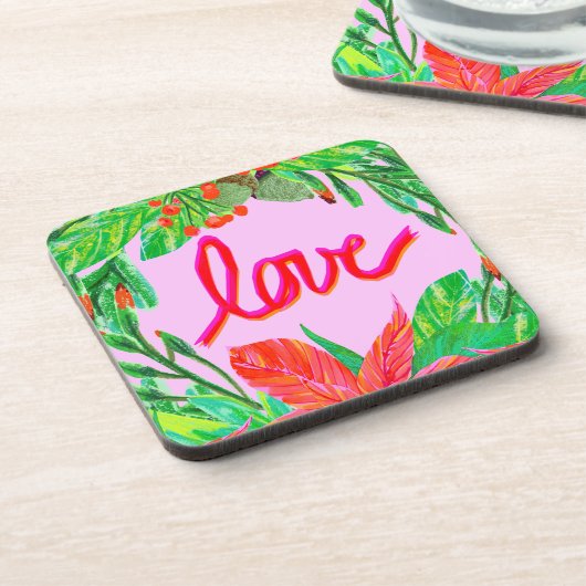 Kerstval - Liefde Bier Onderzetter (Linkerzijde)