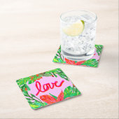 Kerstval - Liefde Kartonnen Onderzetters (Insitu)