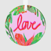 Kerstval - Liefde Ornament (achterkant)