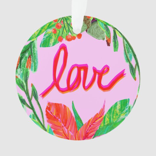 Kerstval - Liefde Ornament (voorkant)