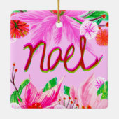 Kerstval - Noel Keramisch Ornament (Achterkant)