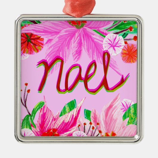 Kerstval - Noel Metalen Ornament (Voorkant)