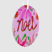 Kerstval - Noel Ornament (voorkant)