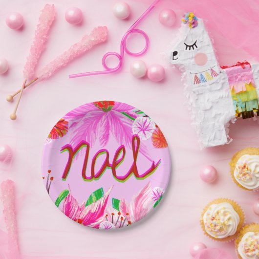 Kerstval - Noel Papieren Bordje (Feest)