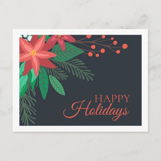 kerstval Prettige feestdagen Briefkaart (Voorkant)