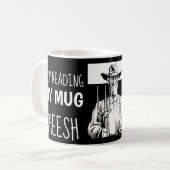 kerstValentijn Mode  STOP LEZEN Koffiemok (Voorkant links)