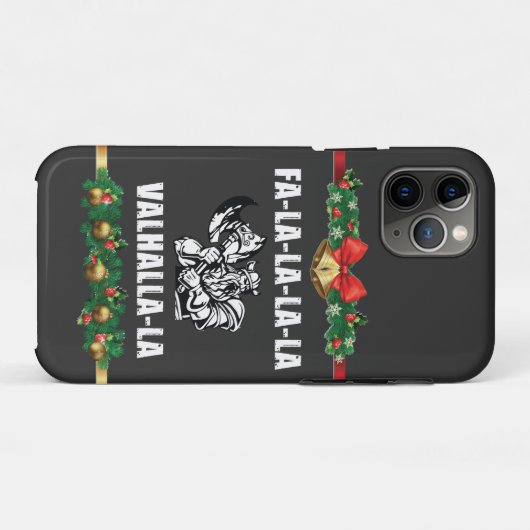 Kerstvalhalla T-Shirt Case-Mate iPhone Case (Achterkant (horizontaal))