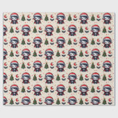 Kerstvampier Cadeaupapier (Vlak)