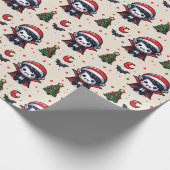 Kerstvampier Cadeaupapier (Hoek)