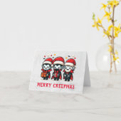 Kerstvampier Kaart (Gele Bloem)