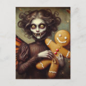 Kerstvampier met peperkoek briefkaart (Voorkant)