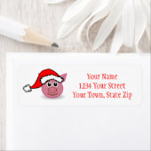 Kerstvarken Adresetiketten Etiket (Insitu)
