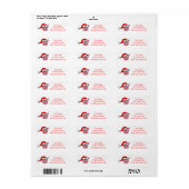 Kerstvarken Adresetiketten Etiket (Full Sheet)