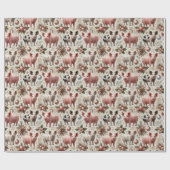 Kerstvarken Charmante en grillige geschenkverpakki Cadeaupapier (Vlak)