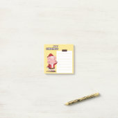 Kerstvarken Santa Post-It Notities Post-it® Notes (Op bureau)
