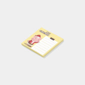 Kerstvarken Santa Post-It Notities Post-it® Notes (Schuin)