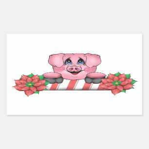 Kerstvarken Sticker