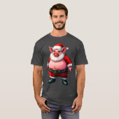 Kerstvarken vriend t-shirt (Voorkant volledig)