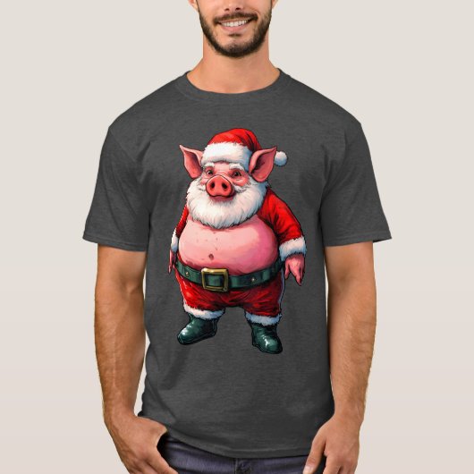 Kerstvarken vriend t-shirt (Voorkant)