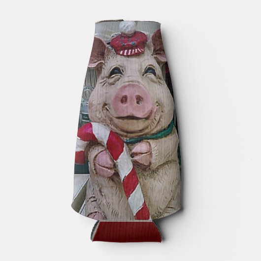 KERSTVARKENSFLES KOELER/GEZELLIG ISOLEREN FLESJESKOELER (Voorkant)