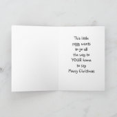 KERSTVARKENSWENSEN FEESTDAGEN KAART (Binnen)