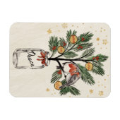 Kerstveer Vrede Magneet (Horizontaal)