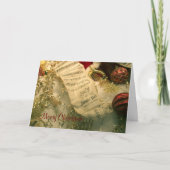 Kerstvel Muziek-Jingle Bells Kaart (Voorkant)