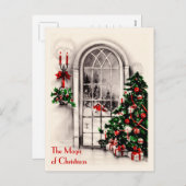 Kerstvenster Briefkaart (Voorkant / Achterkant)