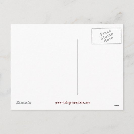 Kerstvenster  Briefkaart (Achterkant)