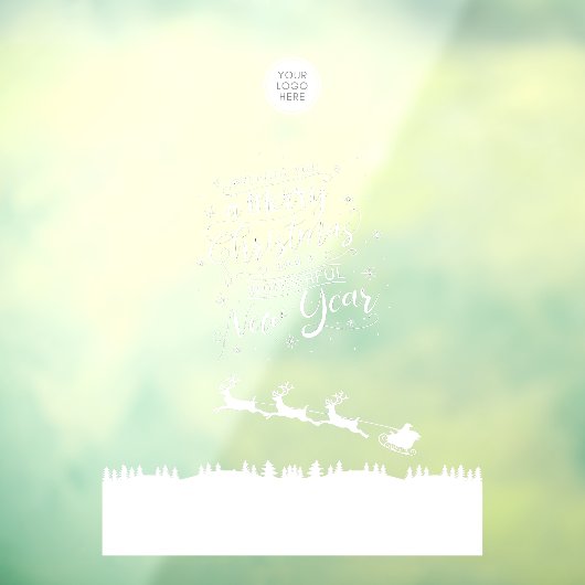 Kerstvenster Cling Retail Raamsticker (Vel 3)