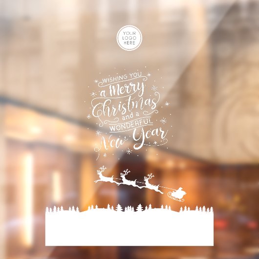 Kerstvenster Cling Retail Raamsticker (Vel 2)