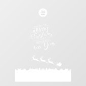Kerstvenster Cling Retail Raamsticker (Vel)