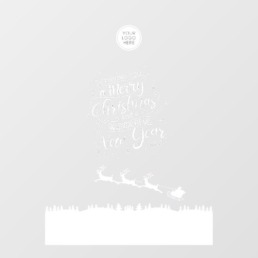 Kerstvenster Cling Retail Raamsticker (Vel)