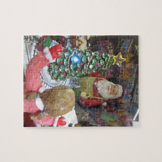 Kerstvenster Legpuzzel (Horizontaal)