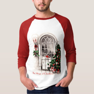 Kerstvenster Mannen Shirt