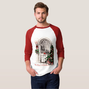 Kerstvenster Mannen Shirt