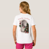 Kerstvenster Mannen Shirt (Achterkant volledig)