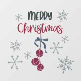 Kerstvenster of wandbekleding raamsticker