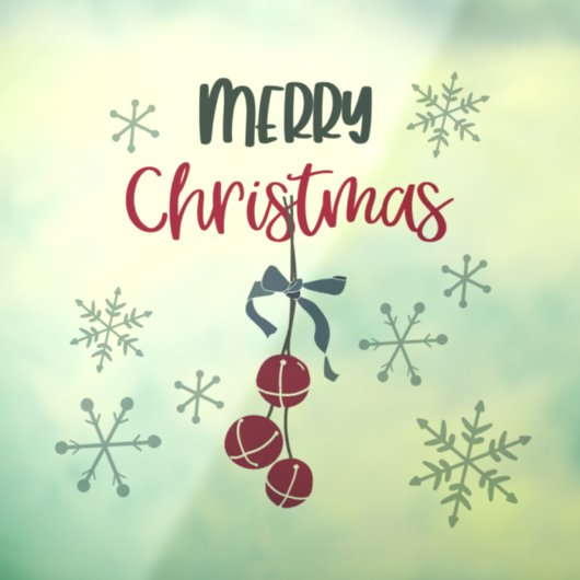 Kerstvenster of wandbekleding raamsticker (Vel 3)