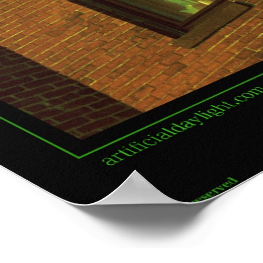 Kerstvenster Poster (Hoek)