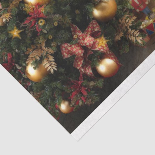 Kerstvenster Sinterklappapier Tissuepapier (Detail)