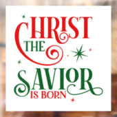 kerstvensterkoeling raamsticker (Vel 2)